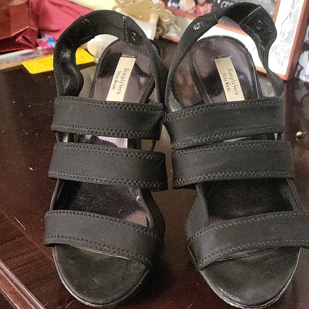 Vera Wang Stylish Black Heels